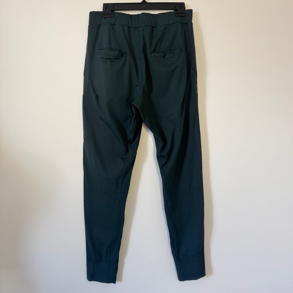 Alphalete Pro Elite Joggers Drawstring Athletic Pants Teal Luon Stretch Sz L - Picture 2 of 13